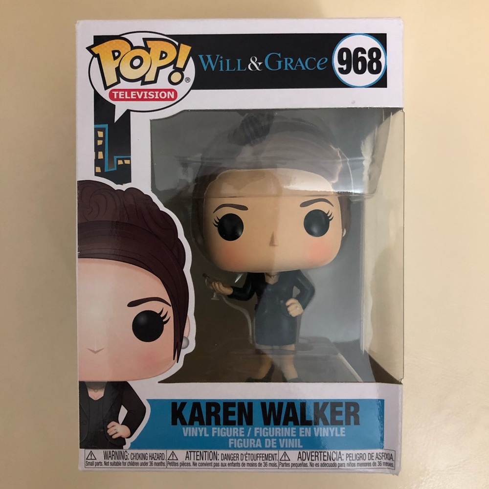 New FUNKO POP Will and Grace Karen Walker 968 toy